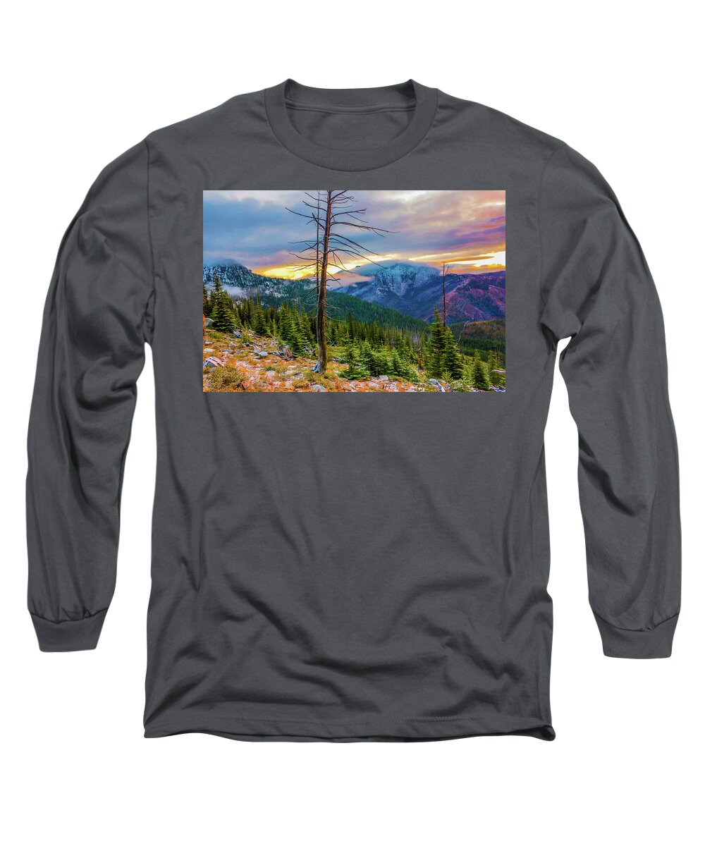 Landscape Long Sleeve T-Shirt featuring the photograph Colorfull Morning by Jason Brooks