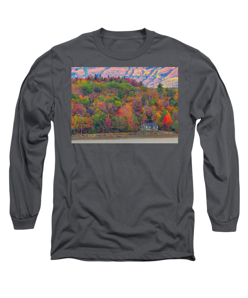 Canada Long Sleeve T-Shirt featuring the photograph Colors in Canada by Farol Tomson