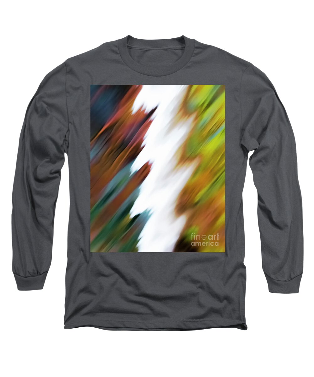 Farmington River Long Sleeve T-Shirt featuring the photograph Colors of Water by Tom Cameron