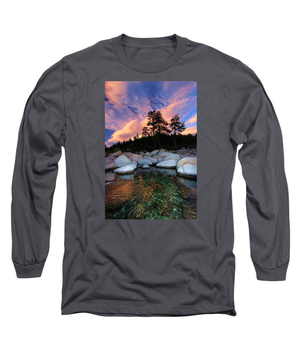 Lake Tahoe Long Sleeve T-Shirt featuring the photograph Come Into My World by Sean Sarsfield