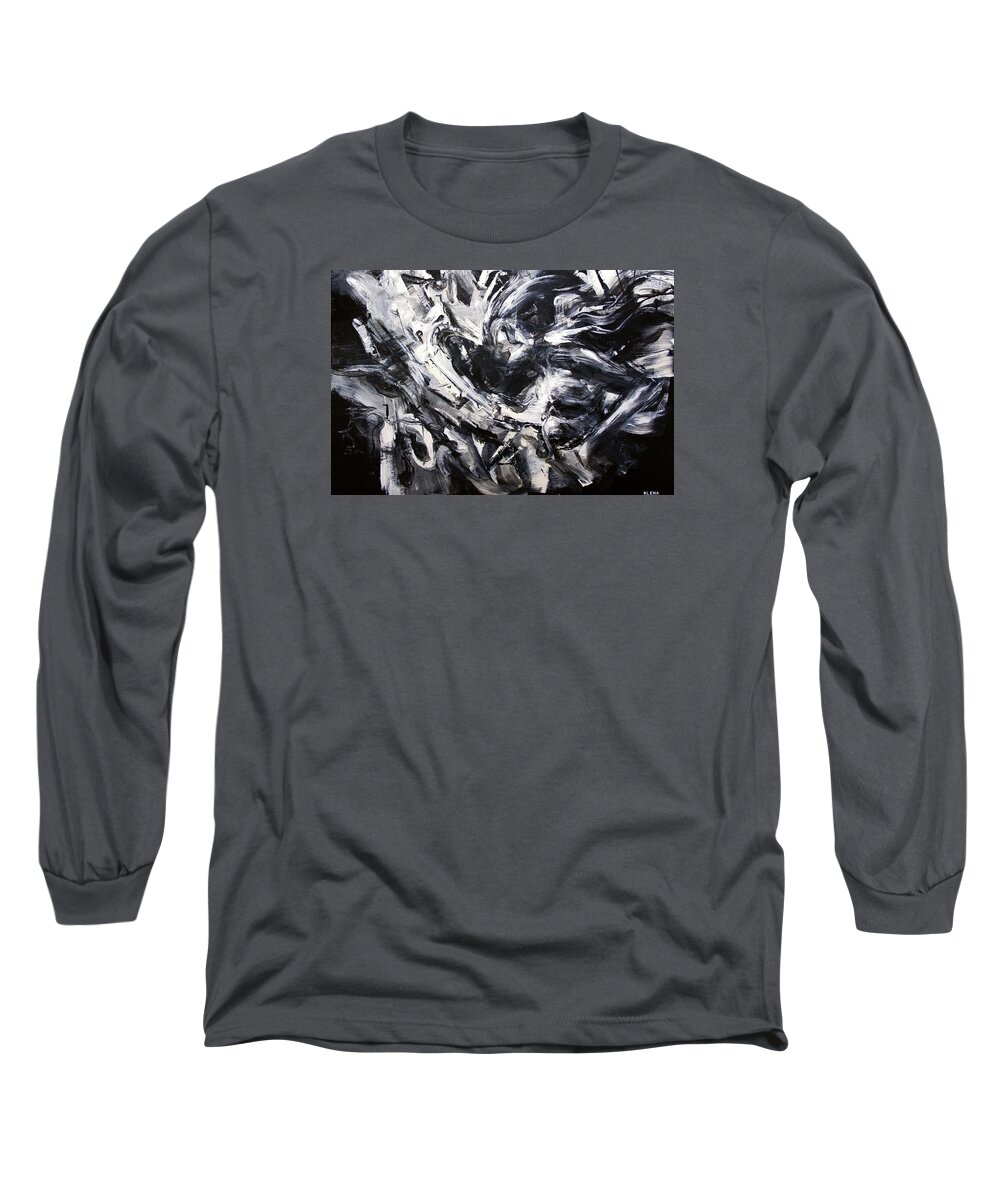 Consuming Long Sleeve T-Shirt featuring the painting Consuming the Saviour by Jeff Klena