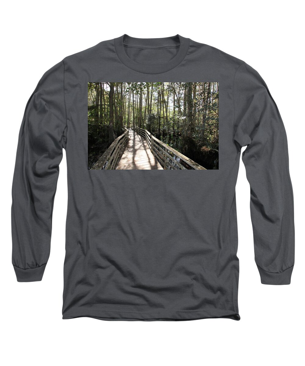Corkscrew Swamp Sanctuary Long Sleeve T-Shirt featuring the photograph Corkscrew Swamp 697 by Michael Fryd