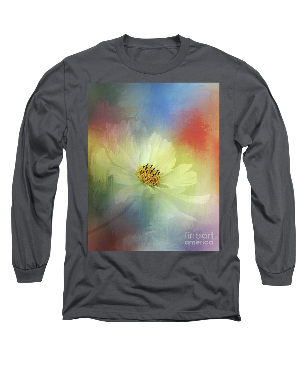 Photography Long Sleeve T-Shirt featuring the photograph Cosmos Dreaming Abstract by Kaye Menner by Kaye Menner