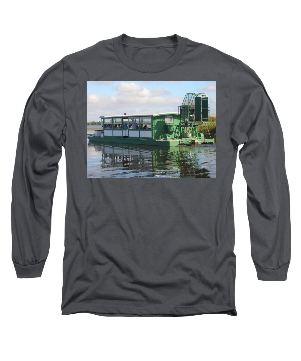 Myakka River Long Sleeve T-Shirt featuring the photograph Cruising The Myakka River by Emmy Marie Vickers