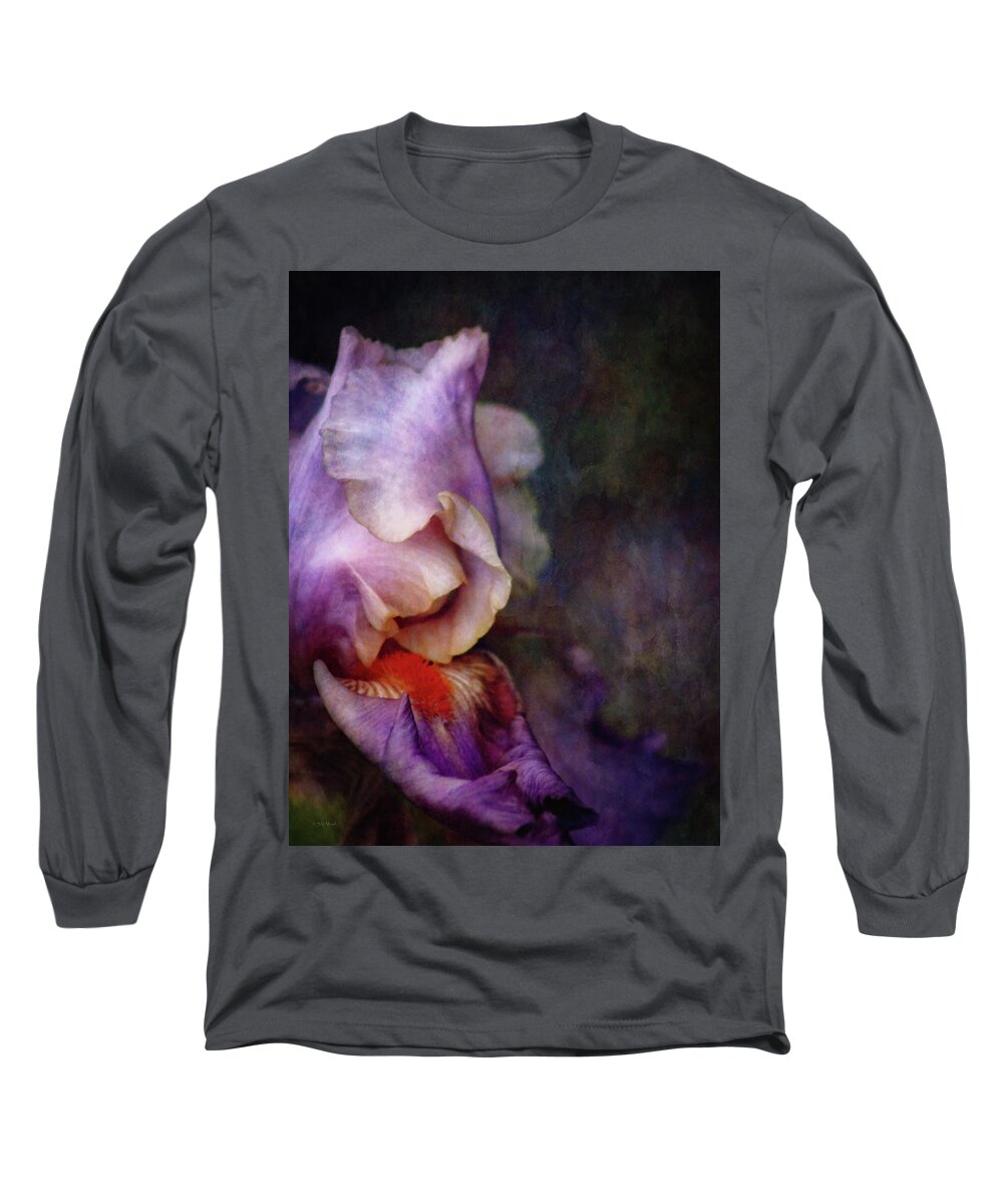 Iris Long Sleeve T-Shirt featuring the photograph Curled 1287 IDP_2 by Steven Ward