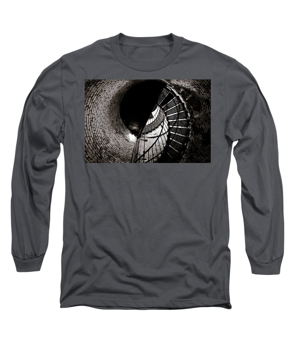 Currituck Staircase Long Sleeve T-Shirt featuring the photograph Currituck Spiral II by David Sutton
