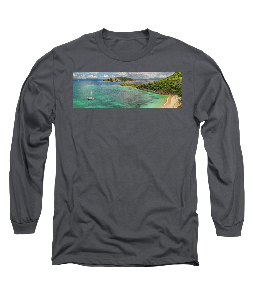 Caribbean Long Sleeve T-Shirt featuring the photograph Dead Chest by Gary Felton