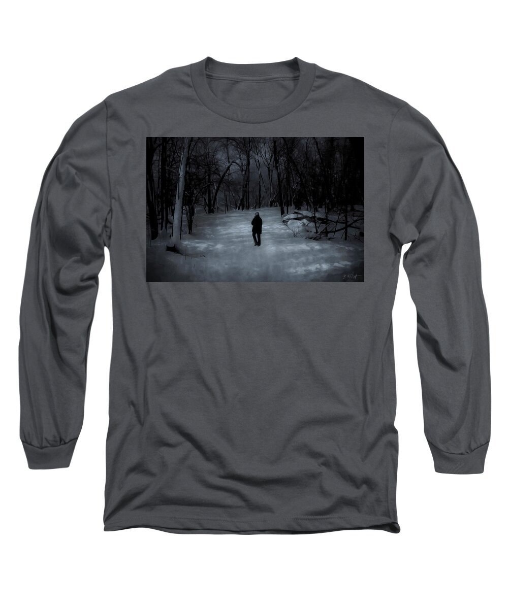 Bonnie Follett Long Sleeve T-Shirt featuring the photograph Dead of Winter by Bonnie Follett