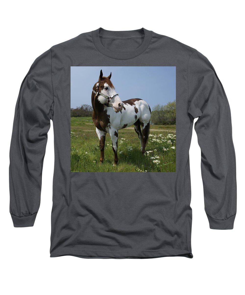 Dealer Long Sleeve T-Shirt featuring the photograph Dealer Posing Proud by Mick Anderson