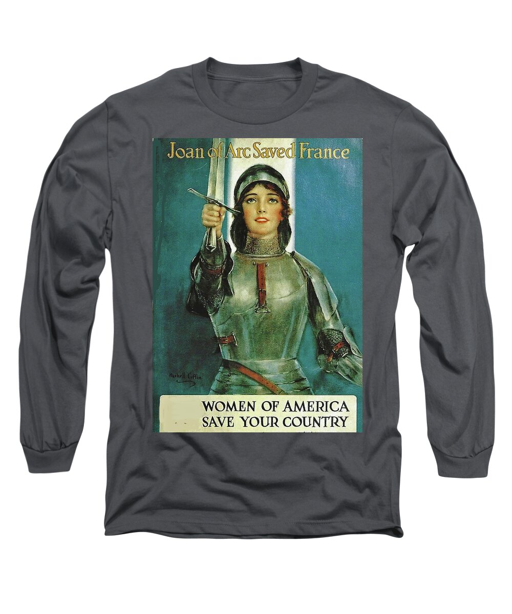 Joan Of Arc Long Sleeve T-Shirt featuring the photograph Dedicated To The Women by Jay Milo