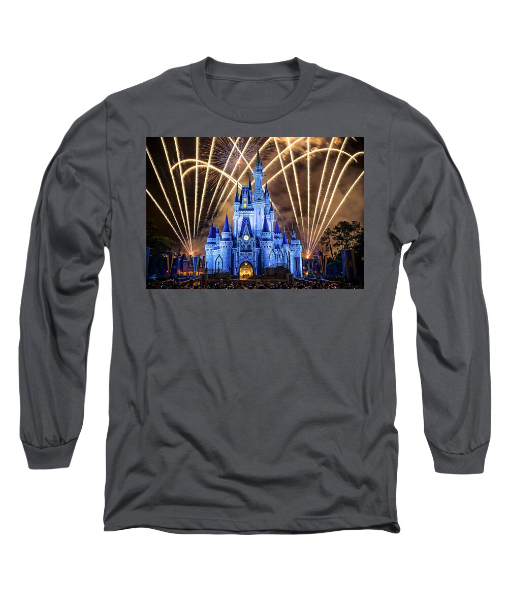 Orlando Long Sleeve T-Shirt featuring the photograph Disney World by Anna Rumiantseva