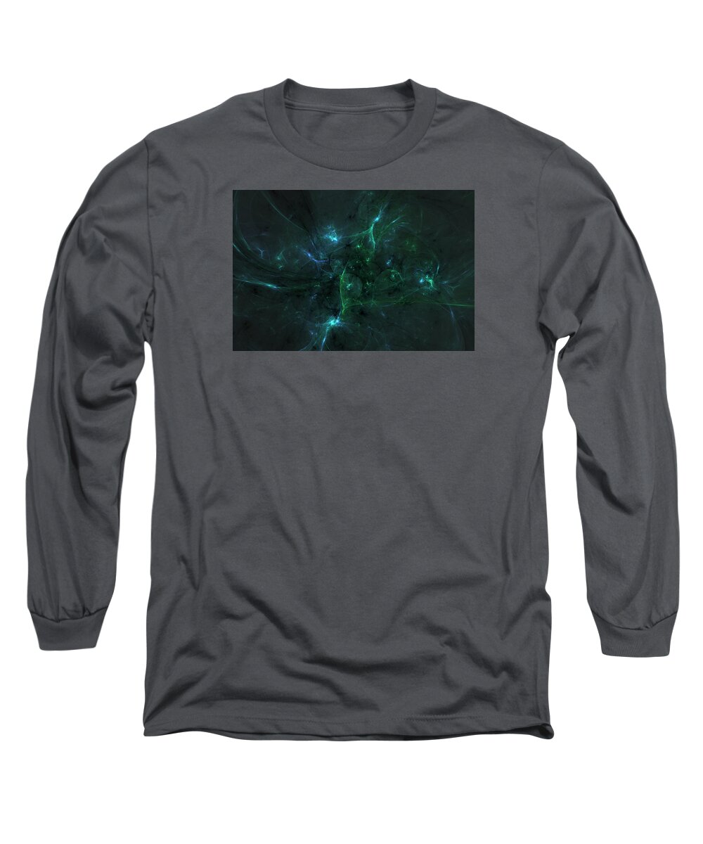 Fractal Long Sleeve T-Shirt featuring the digital art Don't Always Tell The Truth by Jeff Iverson