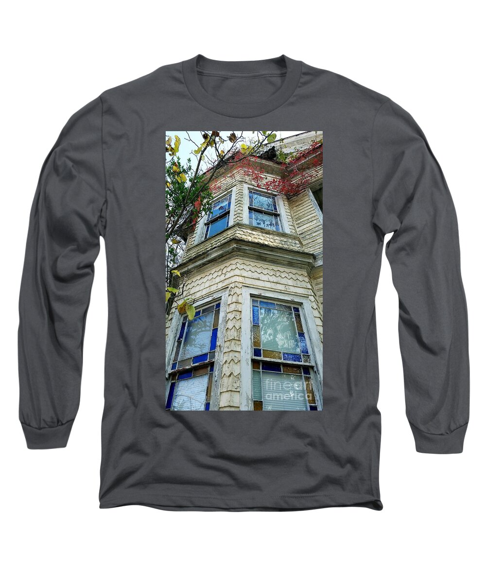 Windows Long Sleeve T-Shirt featuring the photograph Double Bays by Amy Regenbogen