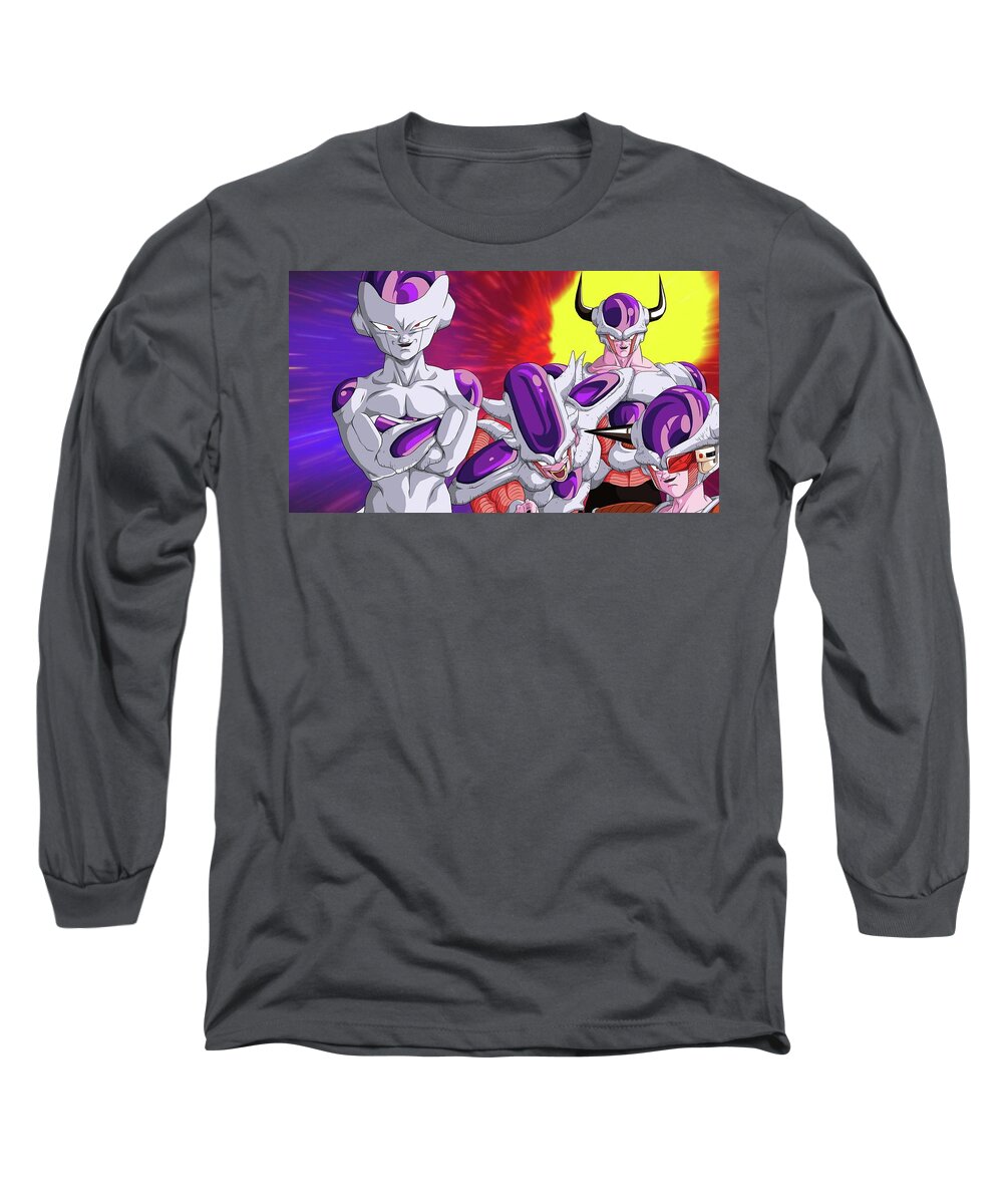 Dragon Ball Z Long Sleeve T-Shirt featuring the digital art Dragon Ball Z by Super Lovely