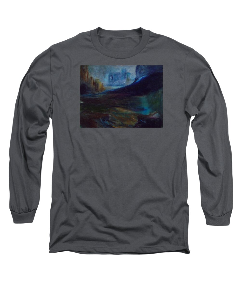 Dream Long Sleeve T-Shirt featuring the painting Dreaming of Things by Susan Esbensen