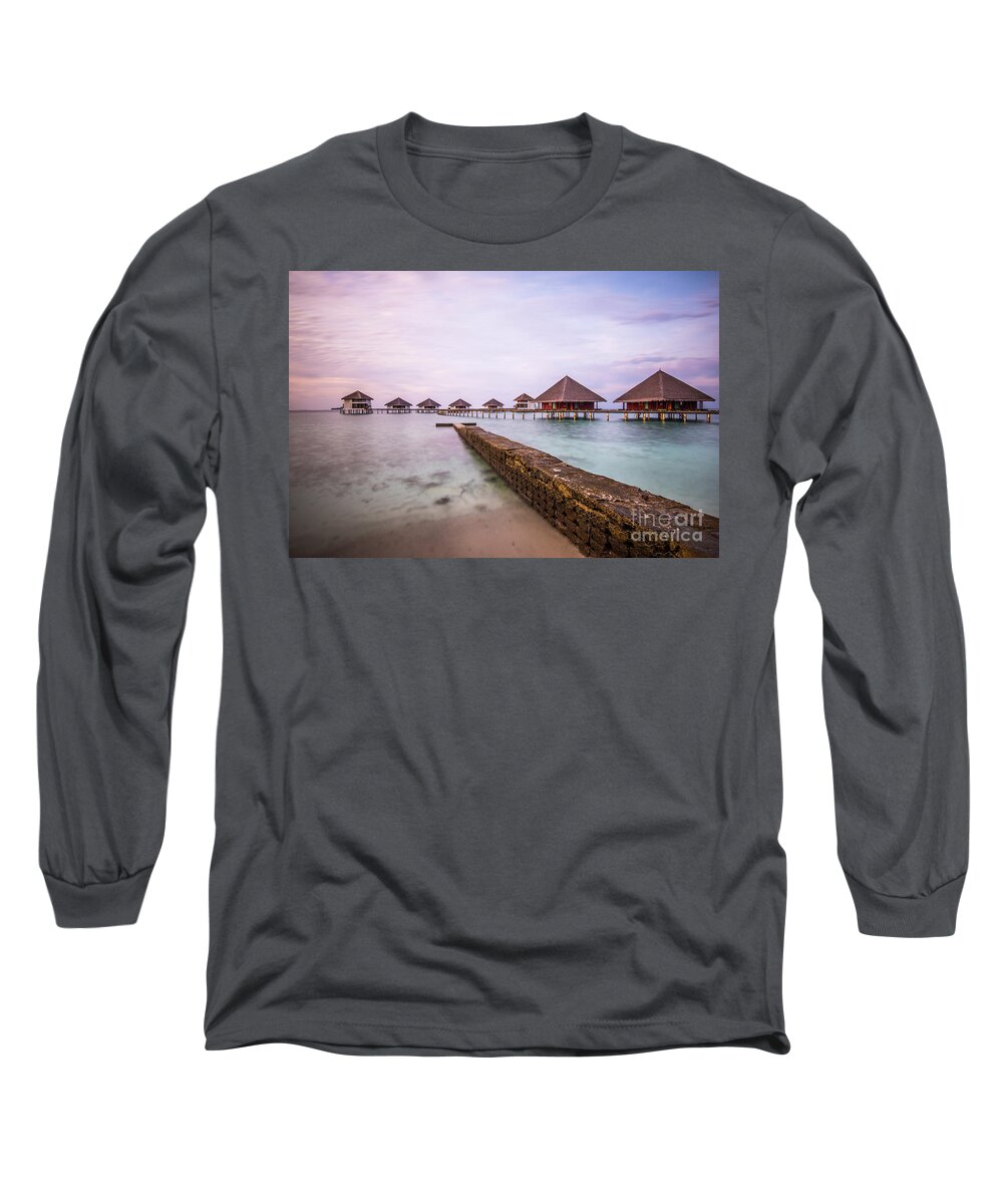 Beach Long Sleeve T-Shirt featuring the photograph Early In The Morning by Hannes Cmarits
