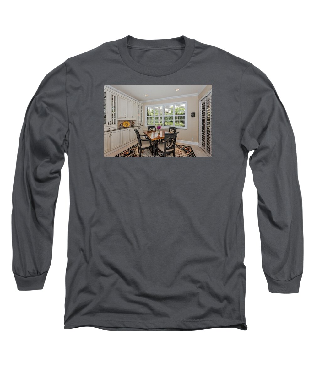  Long Sleeve T-Shirt featuring the photograph Eat In Kitchen by Jody Lane