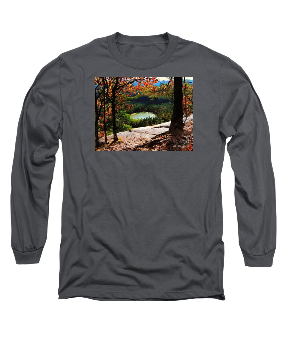 Lake Long Sleeve T-Shirt featuring the photograph Echo Lake, New Hampshire by Mim White