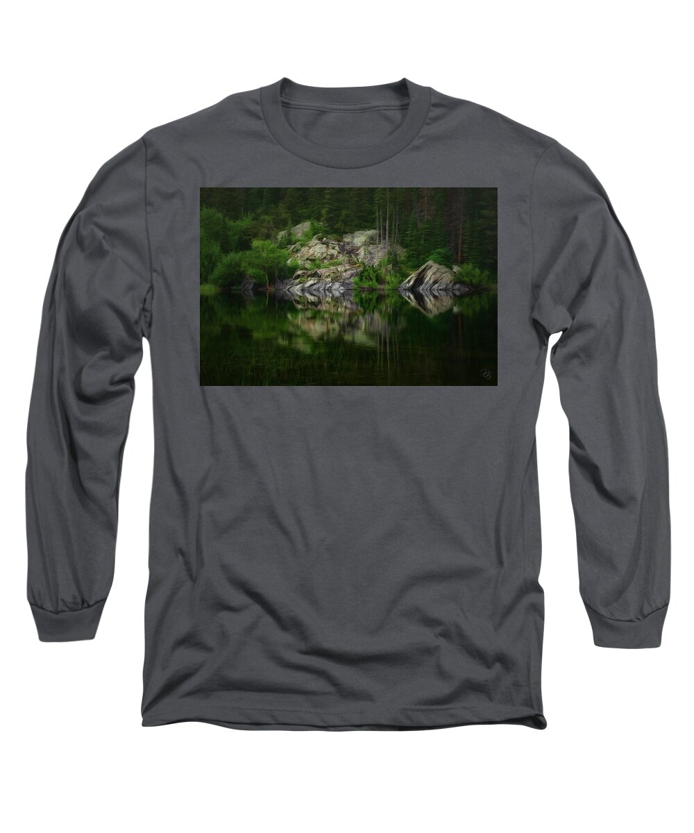 Colorado Long Sleeve T-Shirt featuring the photograph Emerald Forest by Debra Boucher