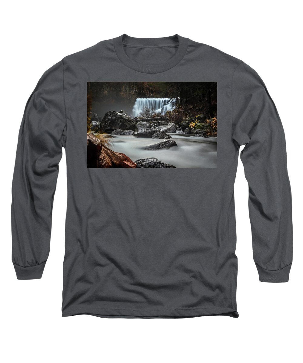 California Long Sleeve T-Shirt featuring the photograph End of Fall by Marnie Patchett