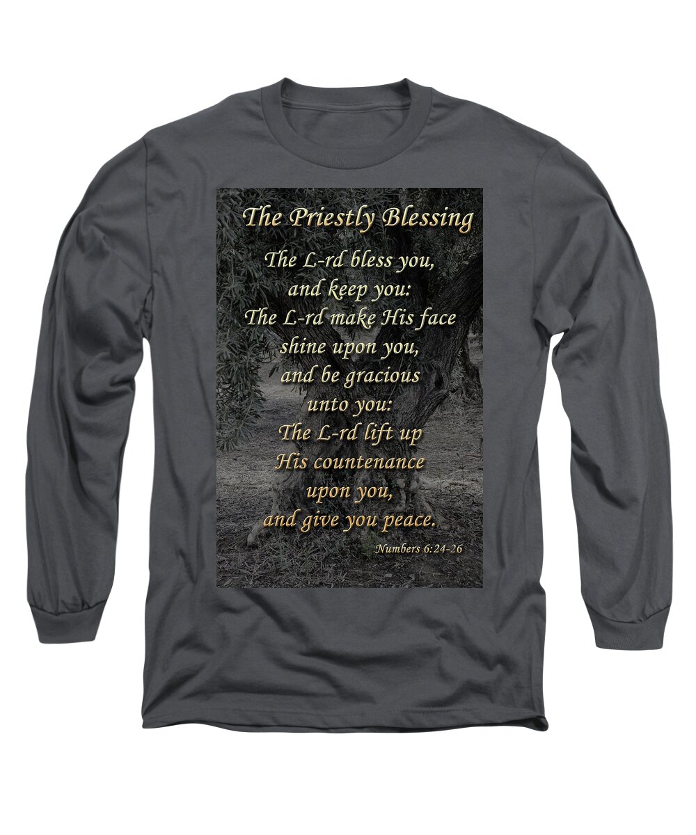 Priestly Long Sleeve T-Shirt featuring the photograph English Priestly Blessing by Tikvah's Hope