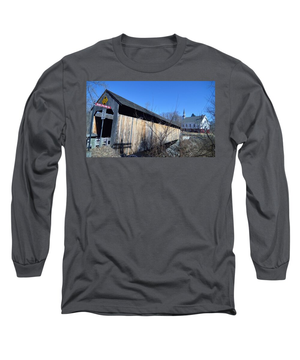 Church Long Sleeve T-Shirt featuring the photograph Enter Here by Charles HALL