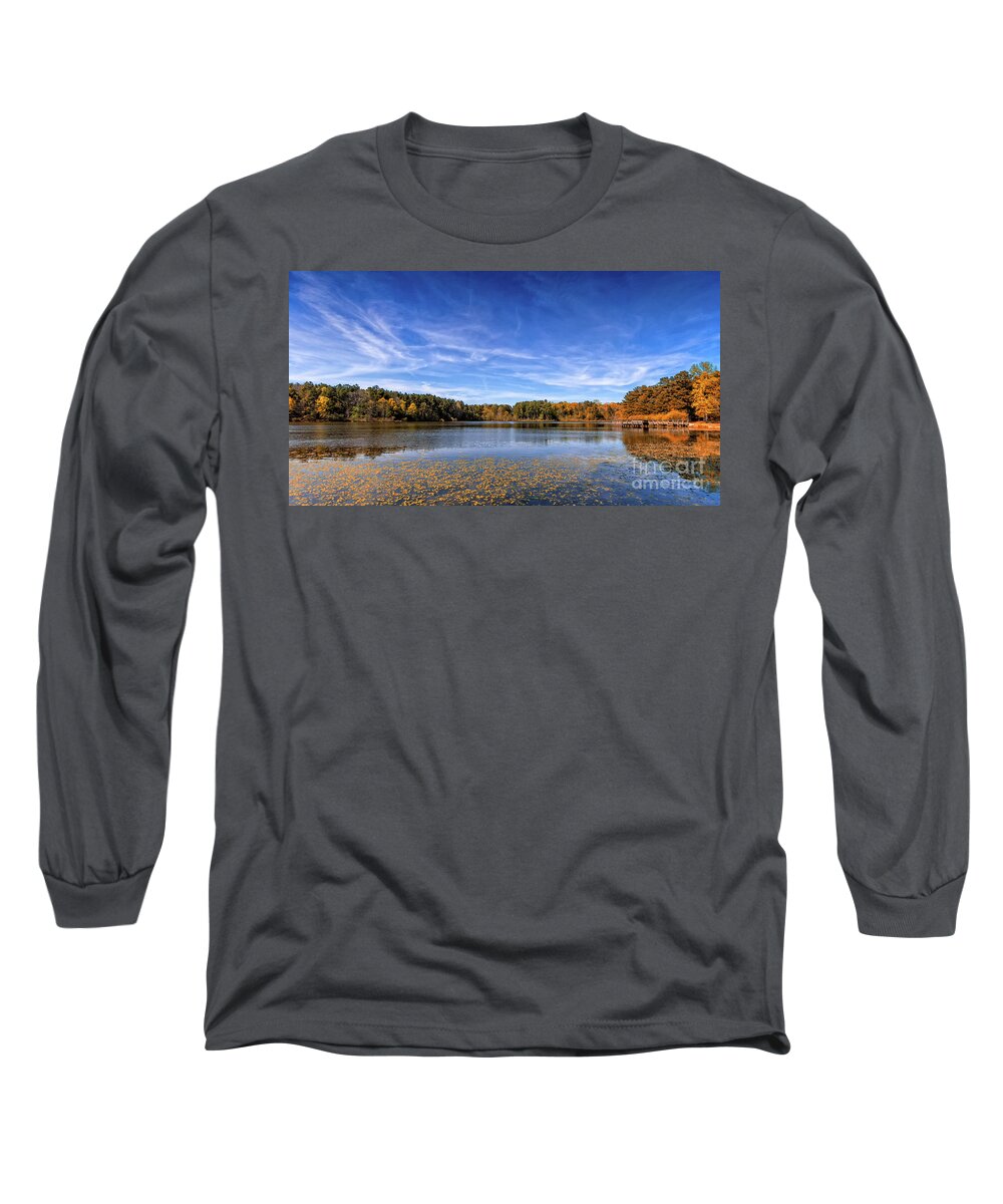 Tribble-mill-park Long Sleeve T-Shirt featuring the photograph Exploring Tribble Mill Park by Bernd Laeschke