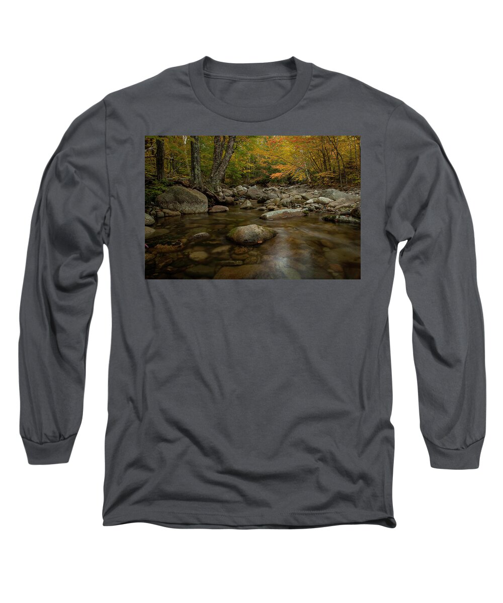 Fall Long Sleeve T-Shirt featuring the photograph Fall on the Gale River by Benjamin Dahl