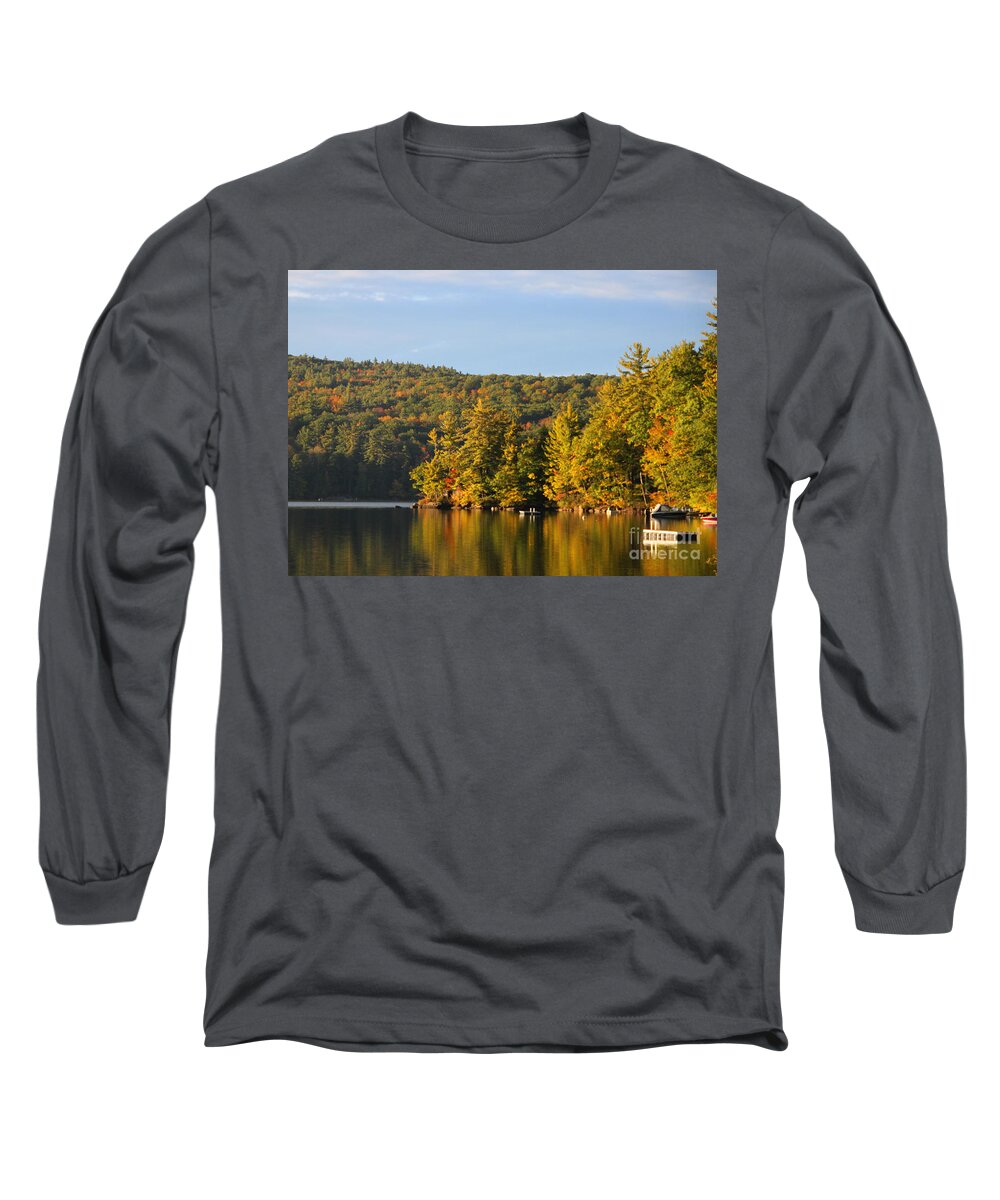 2012 Long Sleeve T-Shirt featuring the photograph Fall Reflection by Mike Mooney