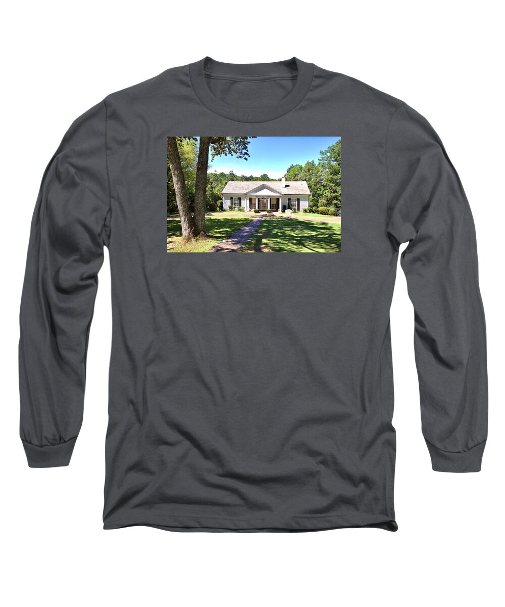 12148 Long Sleeve T-Shirt featuring the photograph FDR's Little White House by Gordon Elwell