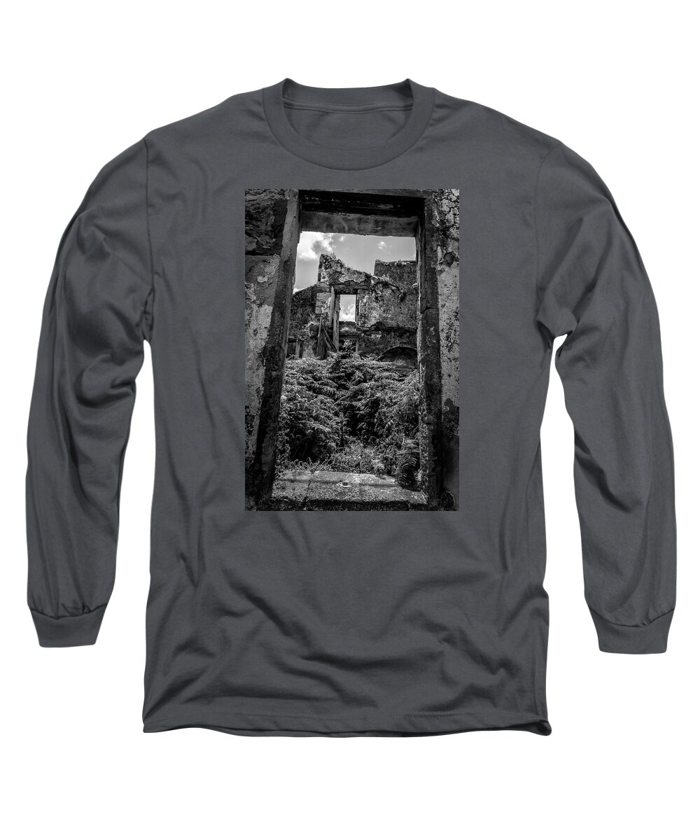 Acores Long Sleeve T-Shirt featuring the photograph Fine Art Back and White238 by Joseph Amaral