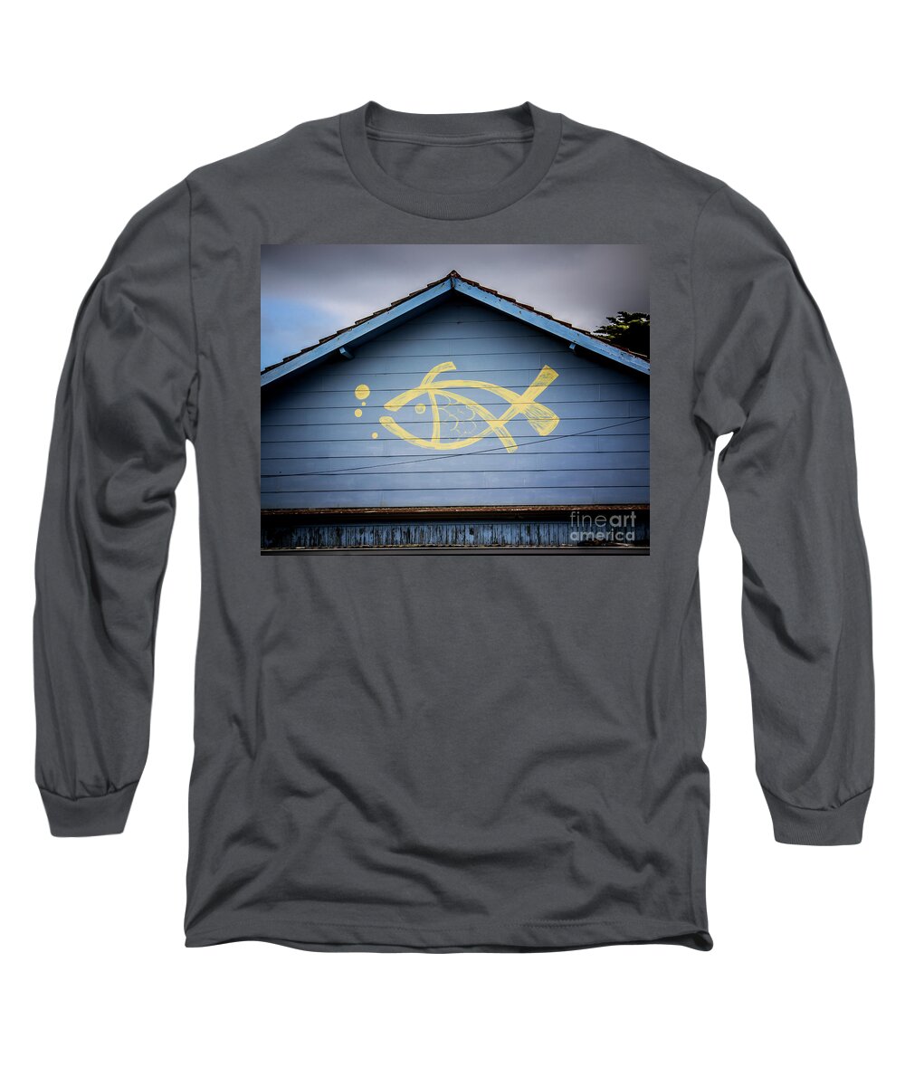 Fish Long Sleeve T-Shirt featuring the photograph Fish House by Perry Webster