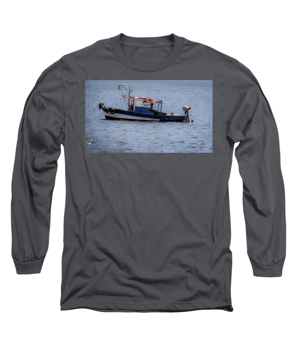 Riodejaneiro Long Sleeve T-Shirt featuring the photograph Fishing by Cesar Vieira