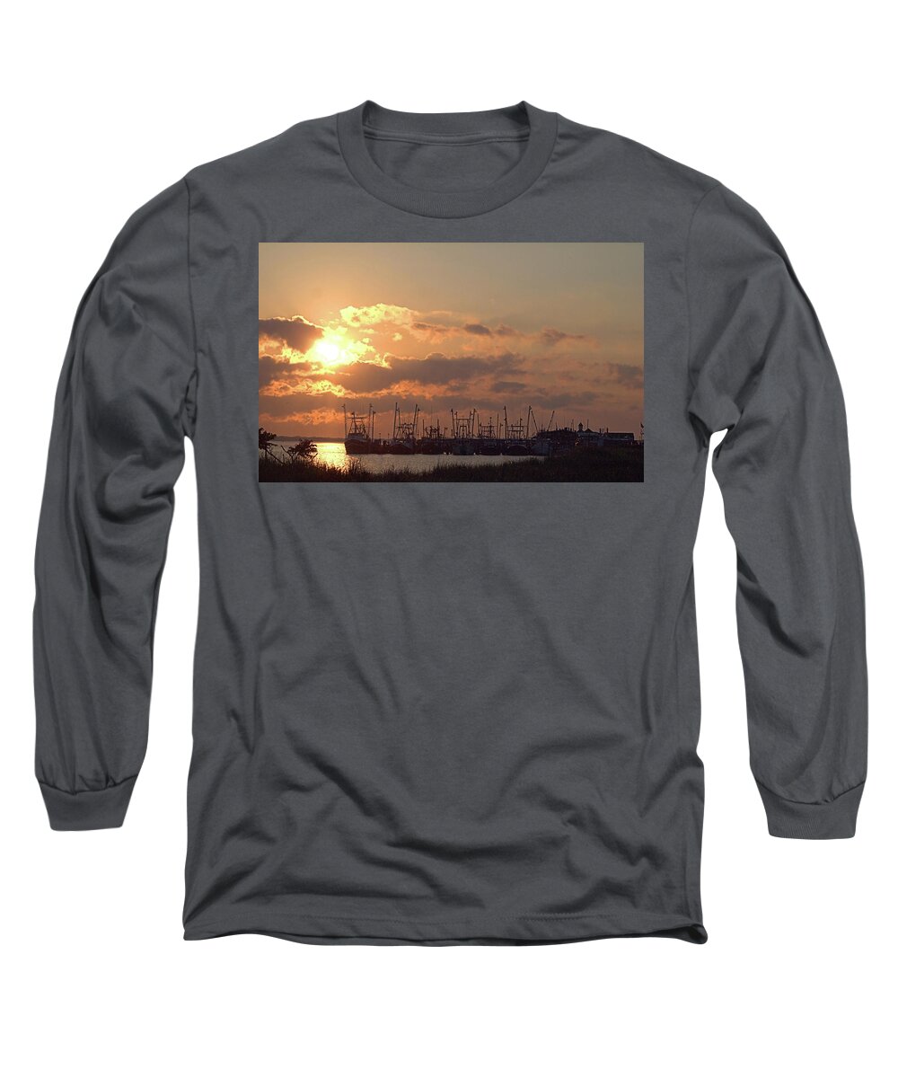 Sun Long Sleeve T-Shirt featuring the photograph Fleet by Newwwman