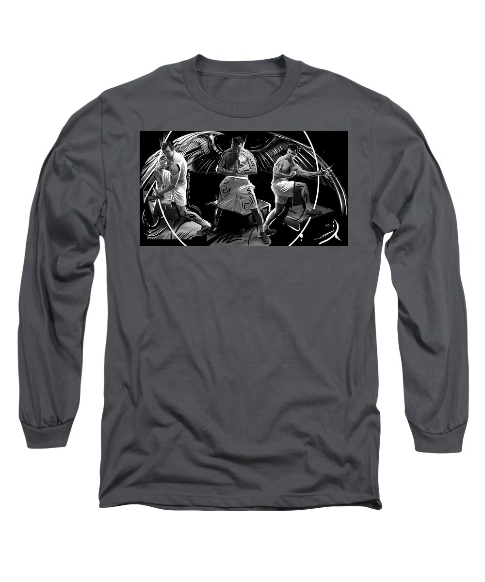 John Gholson Long Sleeve T-Shirt featuring the painting Flight 3 by John Gholson