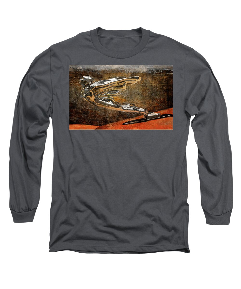 Car Long Sleeve T-Shirt featuring the digital art Flying Erol by Greg Sharpe