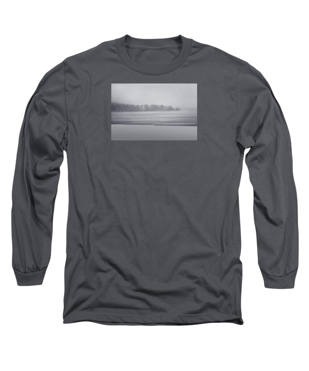 The Walkers Long Sleeve T-Shirt featuring the photograph Fog Light by The Walkers