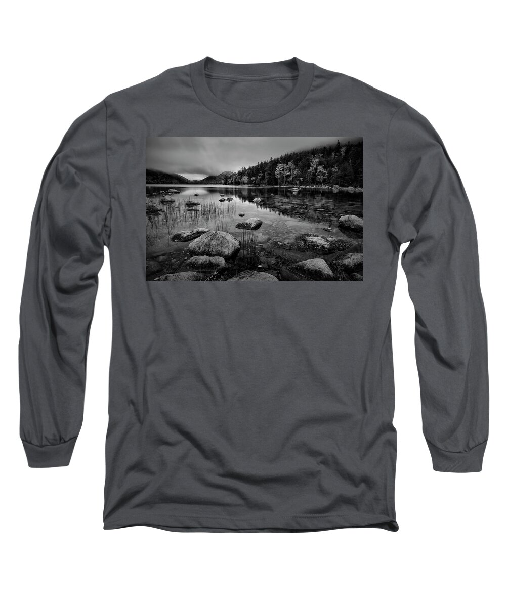 Jon Evan Glaser Long Sleeve T-Shirt featuring the photograph Fog on Bubble Pond by Jon Glaser