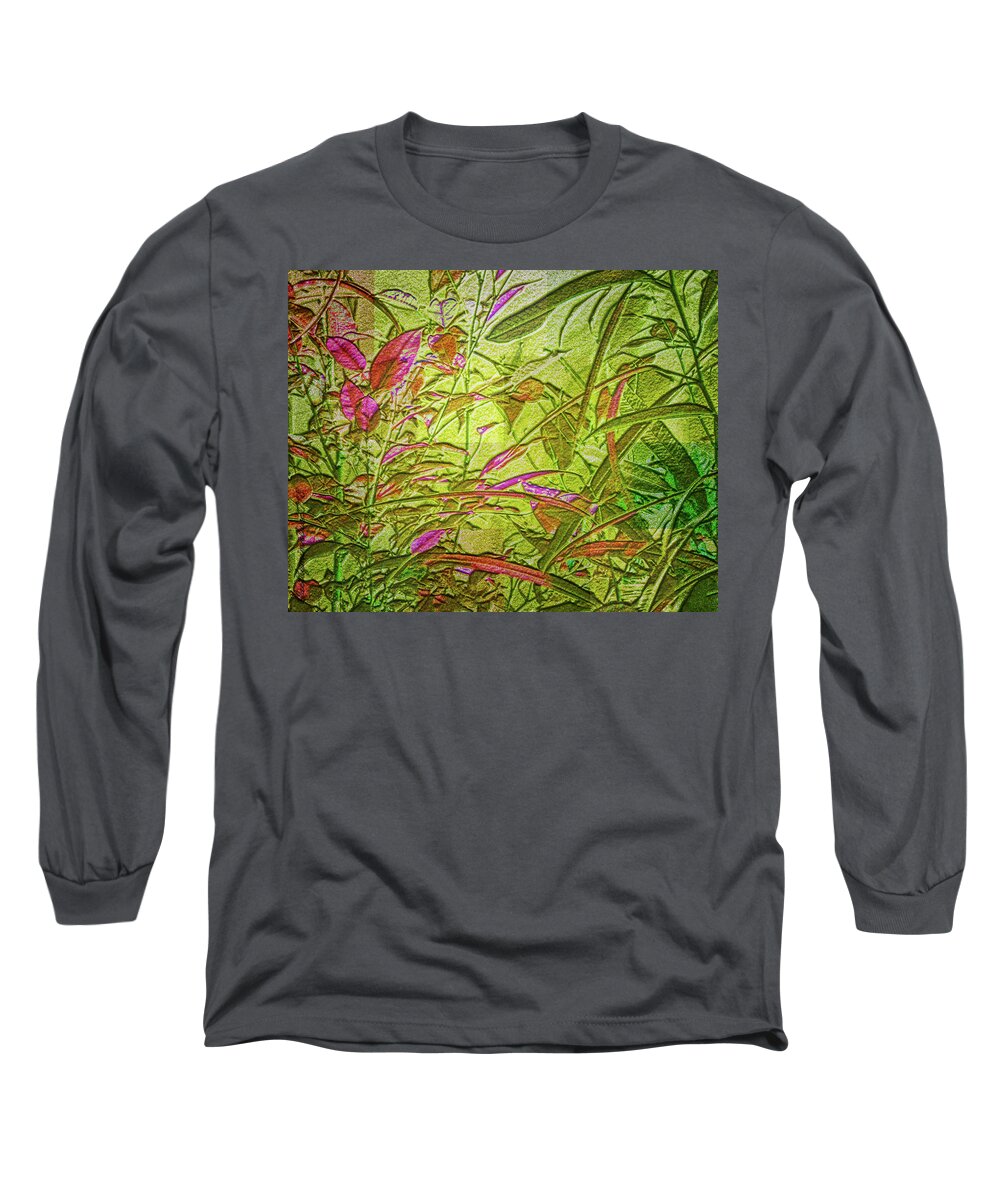 Foliage Long Sleeve T-Shirt featuring the digital art Foliage by Mimulux Patricia No