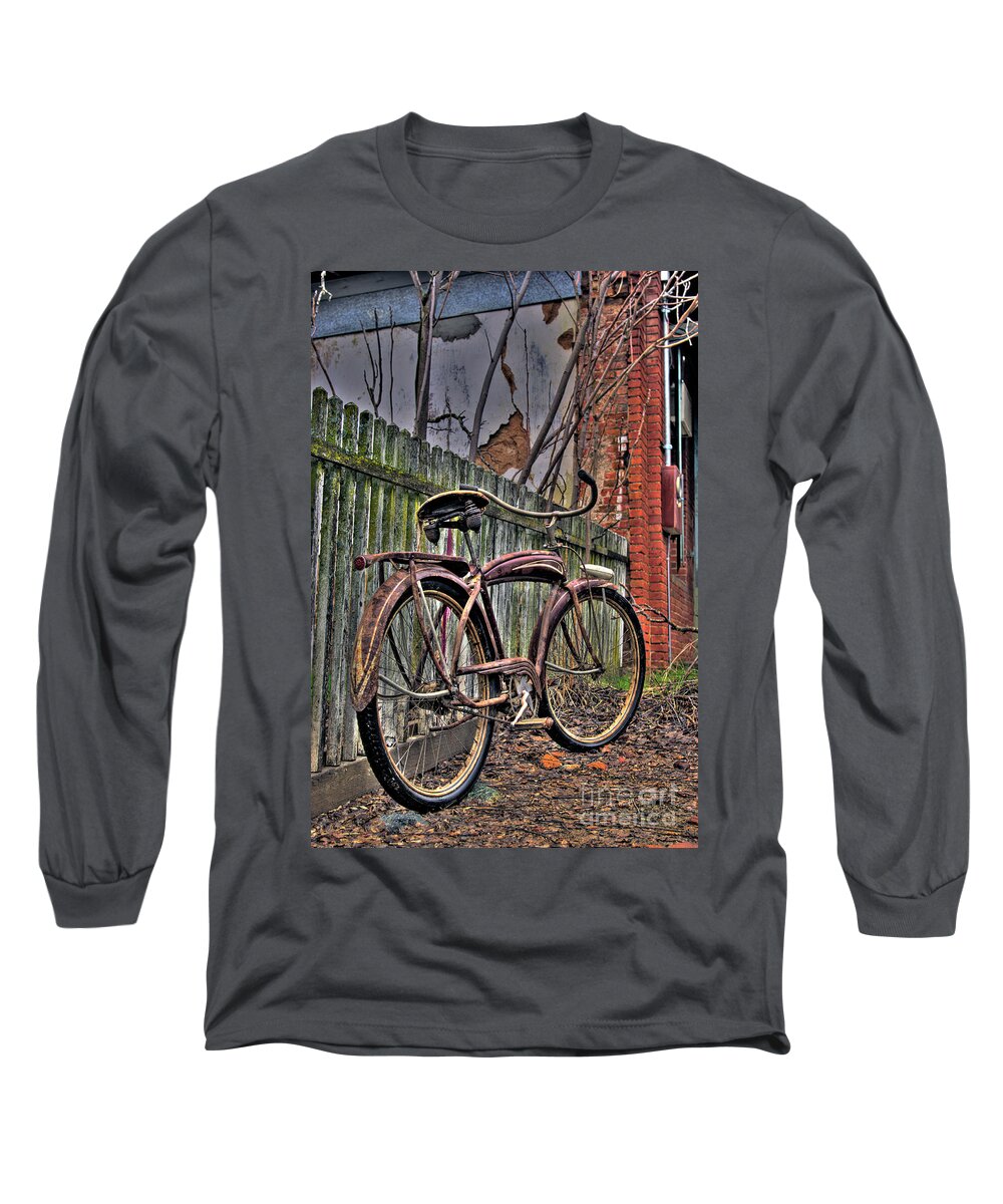 Bicycle Long Sleeve T-Shirt featuring the photograph Forgotten Ride 2 by Jim And Emily Bush