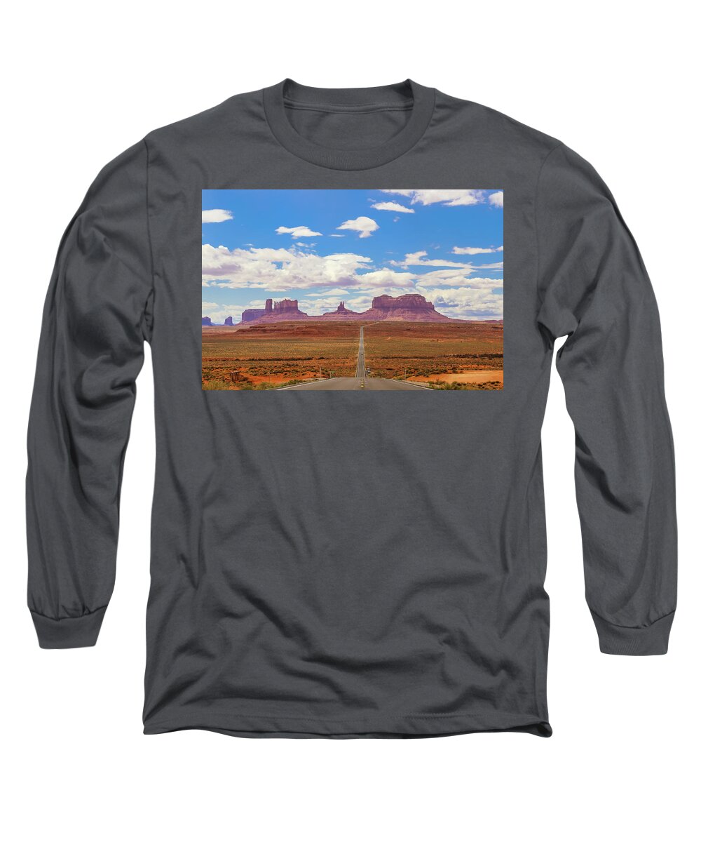 Usa Long Sleeve T-Shirt featuring the photograph Forrest Gump Point by Alberto Zanoni