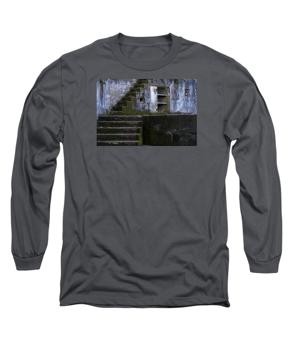 Cape Disappointment State Park Long Sleeve T-Shirt featuring the photograph Fort Canby by Robert Potts