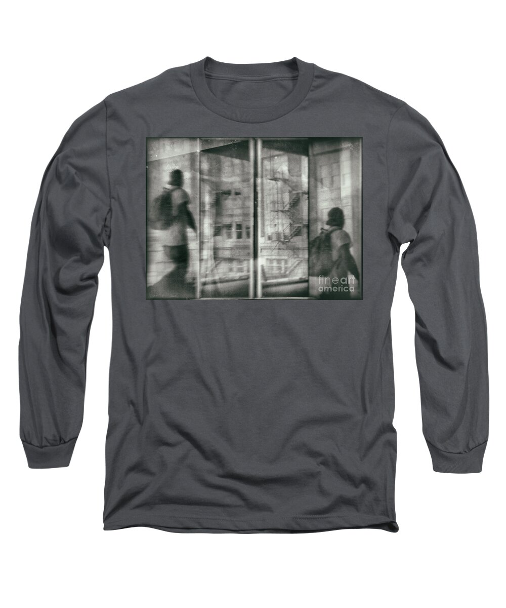 Man Long Sleeve T-Shirt featuring the photograph Fragment 7 The Traveler by Jeff Breiman