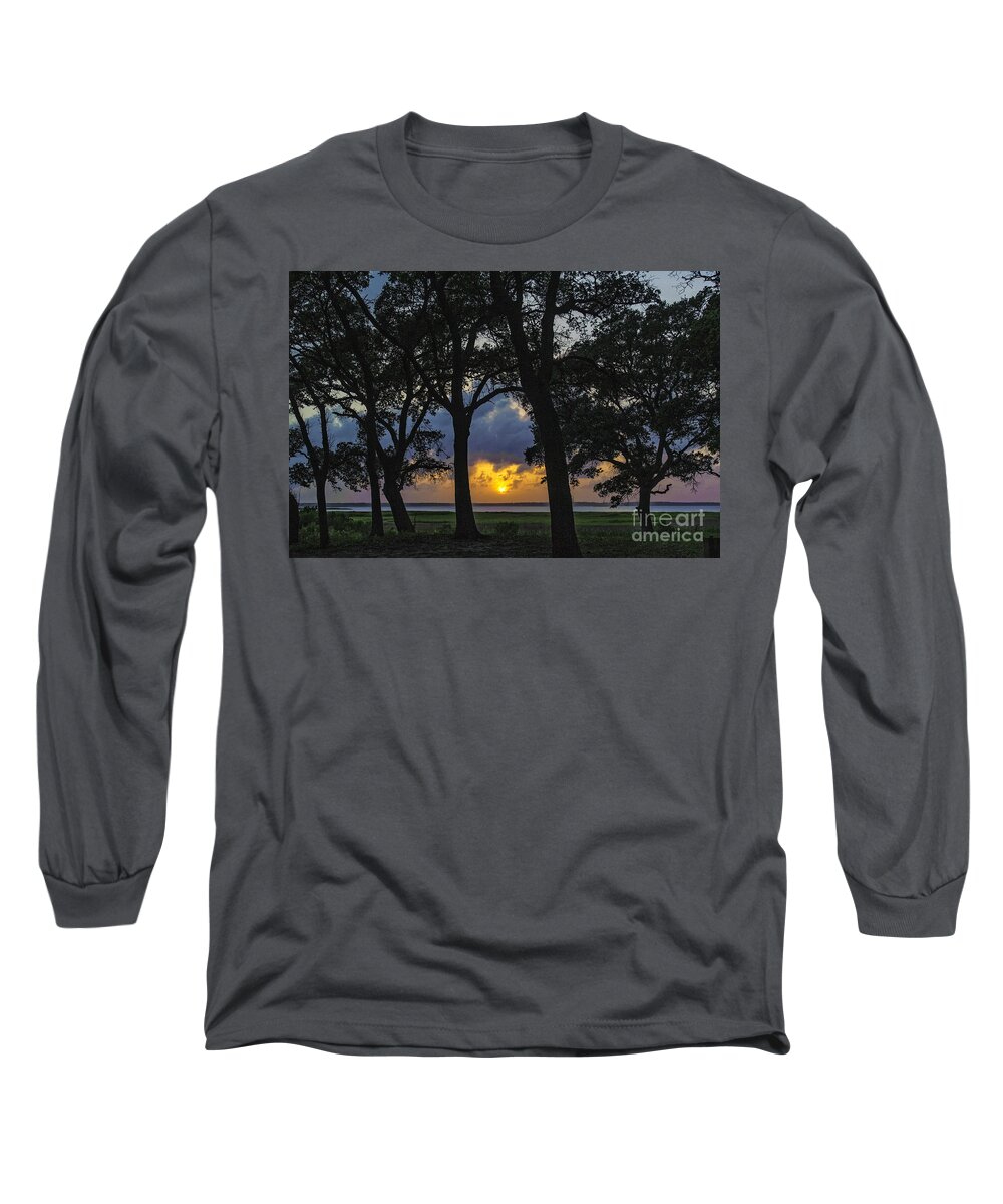 Fort Fisher Long Sleeve T-Shirt featuring the photograph Framed by DJA Images