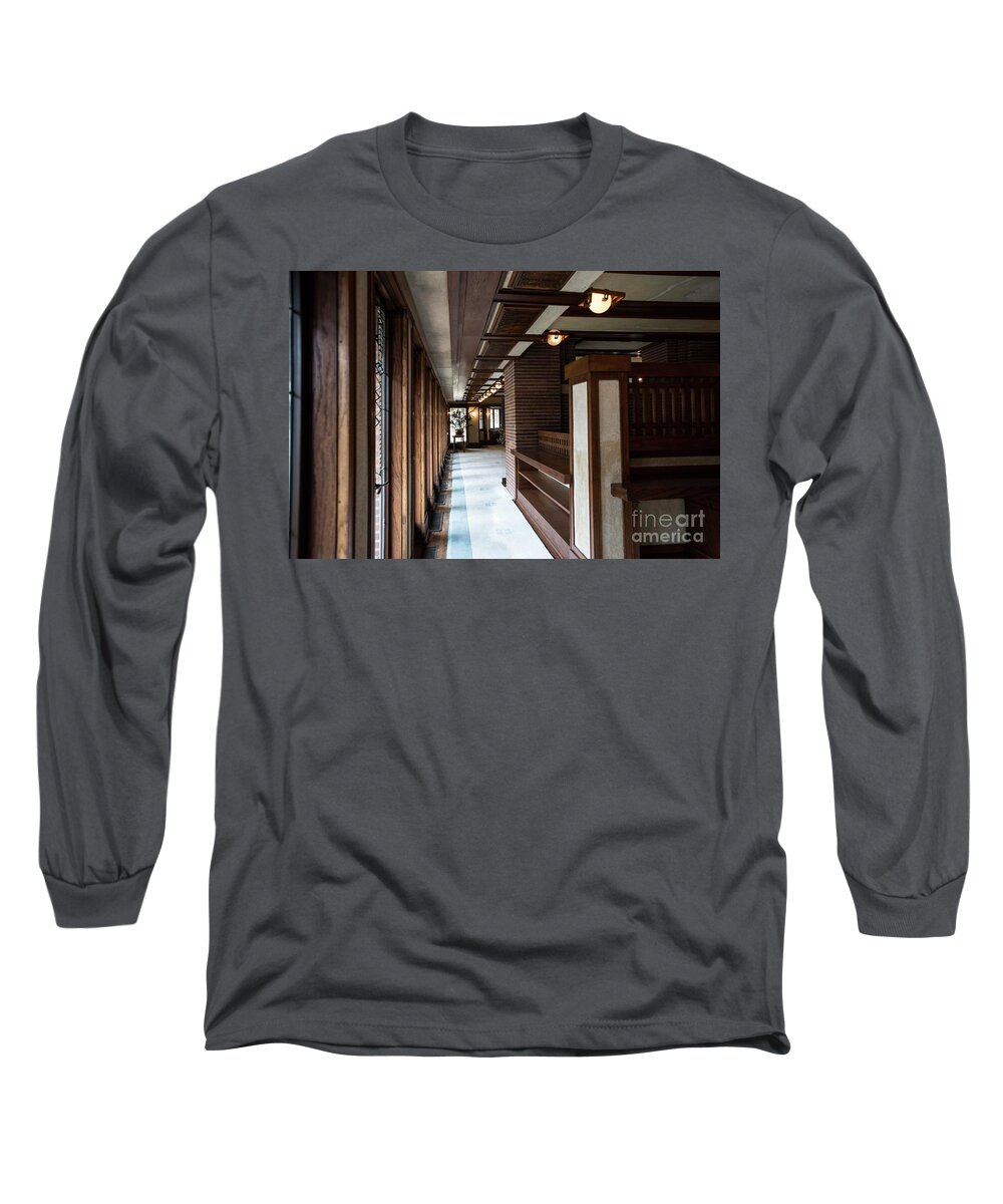 Robie House Long Sleeve T-Shirt featuring the photograph Frederick Robie House - 2 by David Bearden