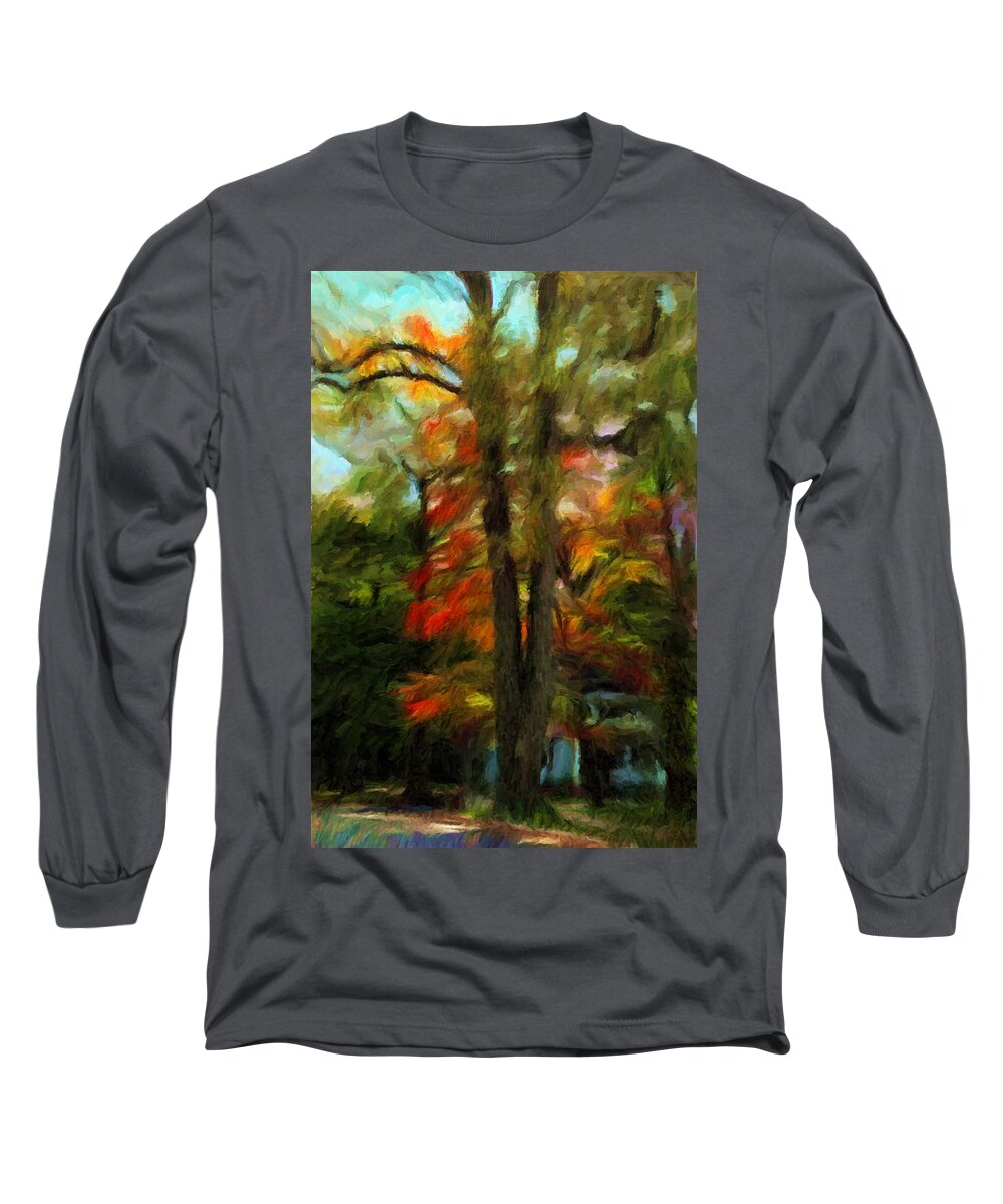 Freehold Long Sleeve T-Shirt featuring the digital art Freehold by Caito Junqueira