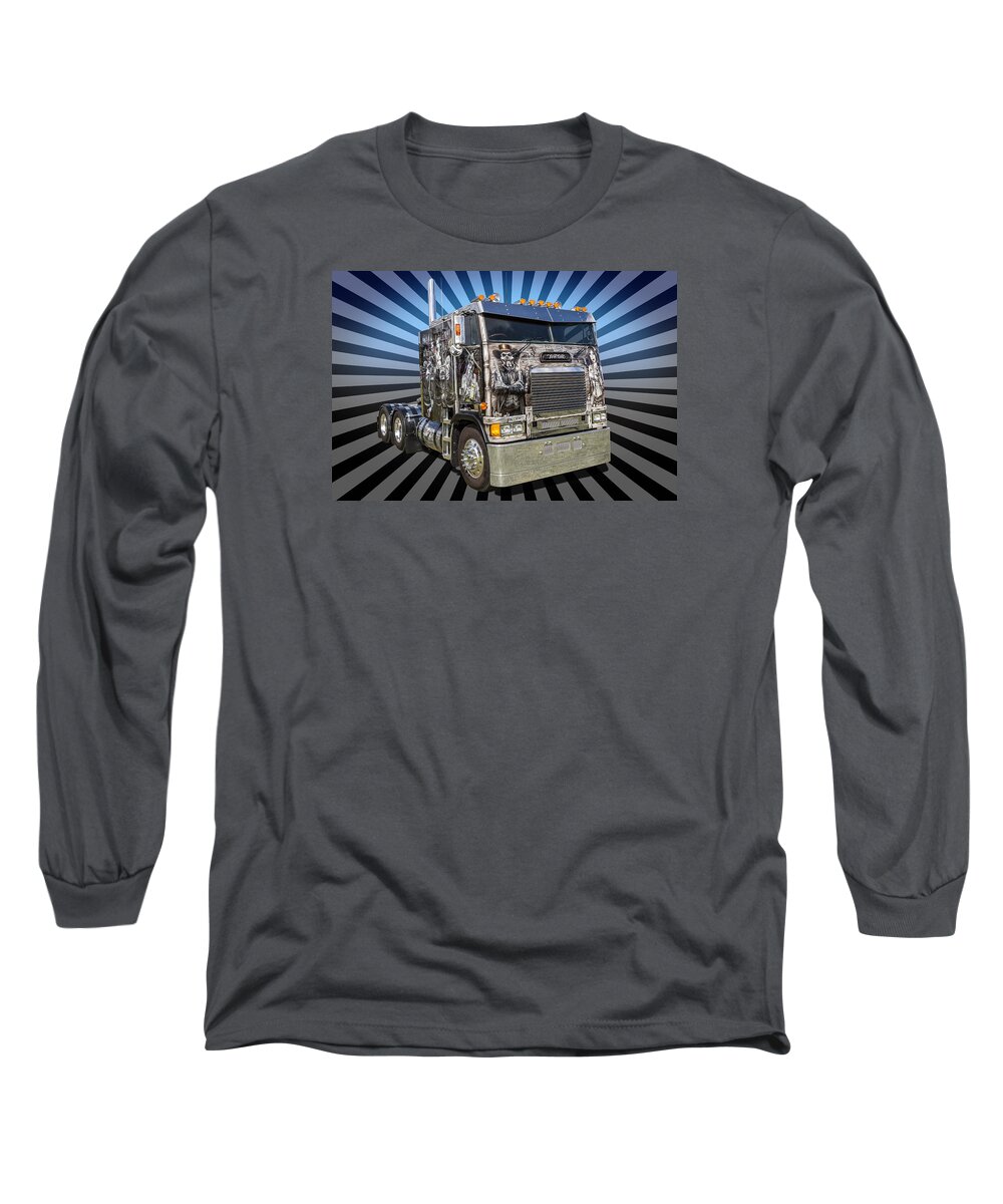 Freightliner Long Sleeve T-Shirt featuring the photograph Freightliner by Keith Hawley