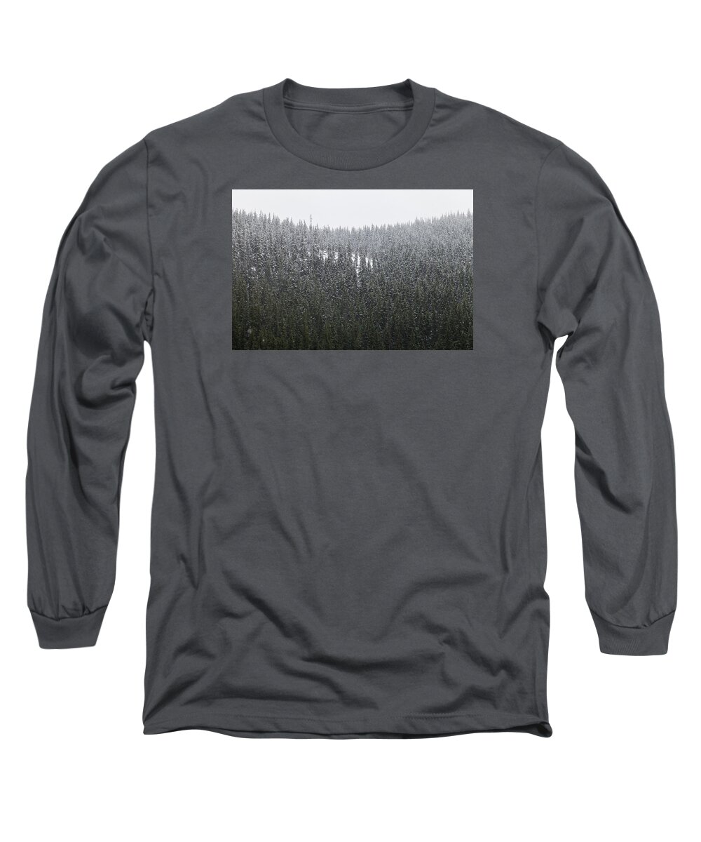Central Oregon Long Sleeve T-Shirt featuring the photograph Fresh Snow by Scott Slone