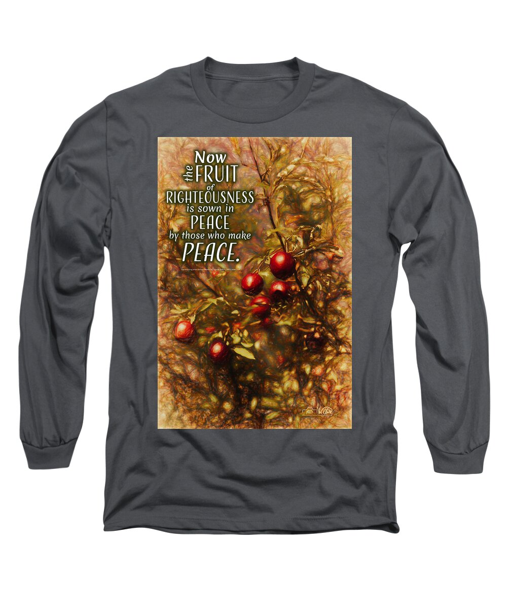 Fall Long Sleeve T-Shirt featuring the digital art Fruit of Righteousness by Barry Wills