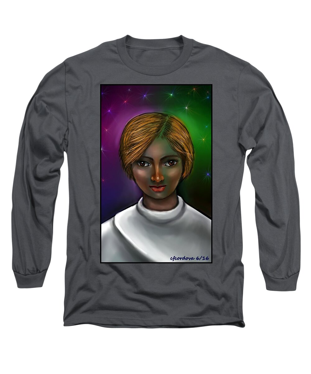 Colorful Long Sleeve T-Shirt featuring the digital art Fun by Carmen Cordova